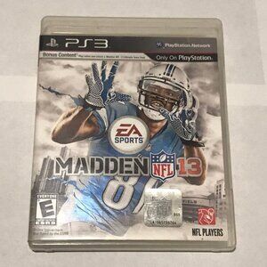 PS3 Madden NFL 13 (Mint) PlayStation 3